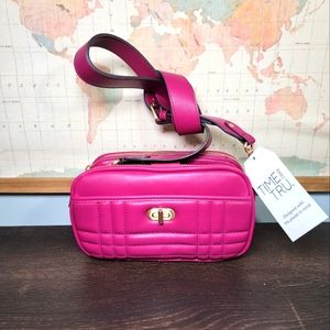 BRAND NEW Time & Tru Leather Crossbody Bag
